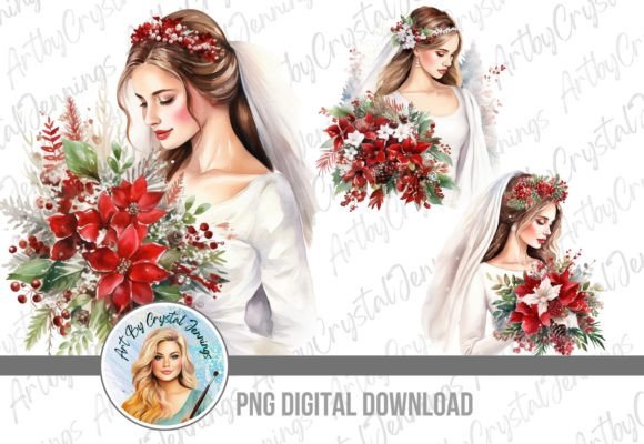 Beautiful Bride, Christmas Wedding PNG: A Practical Review for Illustrations Sellers