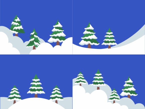 Christmas Background Snow Tree: A Designer’s Review of Seasonal Illustrations