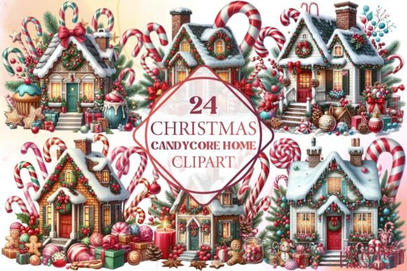Christmas Candycore Home Clipart: A Review of Modern Illustrations