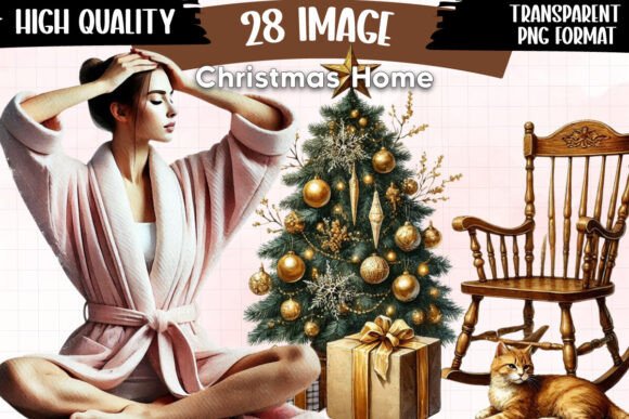Christmas Home Clipart P2 Review: A Designer’s Take on Holiday Illustrations