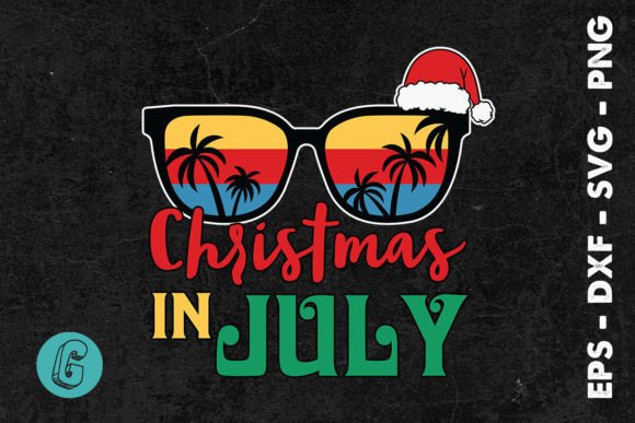 Christmas in July Summer Vibes SVG: Modern Illustrations for Blogs