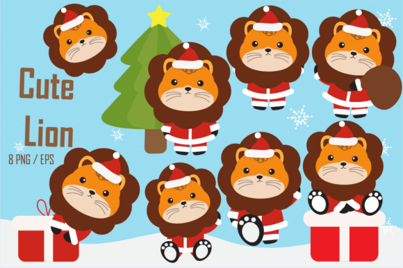 Christmas Little Lion Review: A Festive Illustrations Asset for Crafters