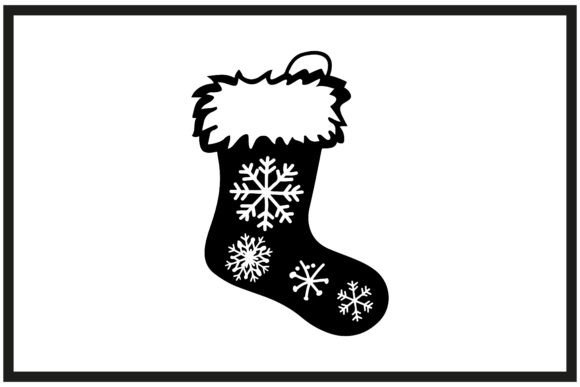 Christmas Stocking Silhouette Icon: A Crafter’s Review of Seasonal Illustrations