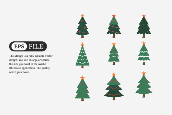 Christmas Tree Decoration Icon Vector Review for Illustrations