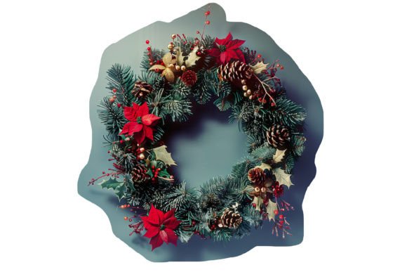 Christmas Wreath PNG Collage: A Practical Review for Illustrations and Sellers
