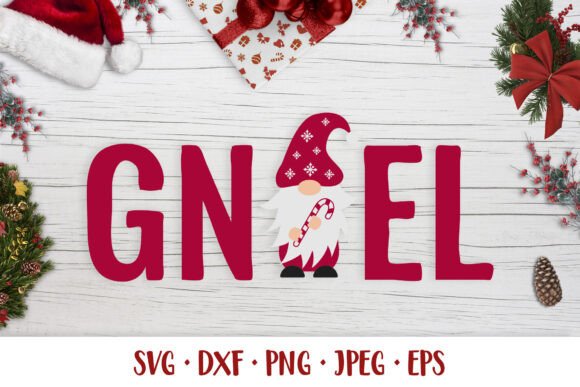 Gnoel SVG. Noel. Christmas Gnome. Funny: A Designer’s Review for Seasonal Illustrations