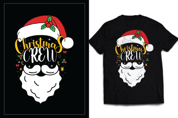 Merry Christmas T-Shirt Design: Illustrations for Brand Identity