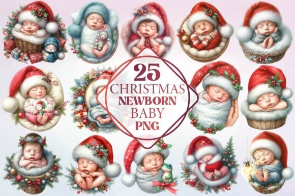Watercolor Christmas Newborn Baby: A Review for Small Business Branding